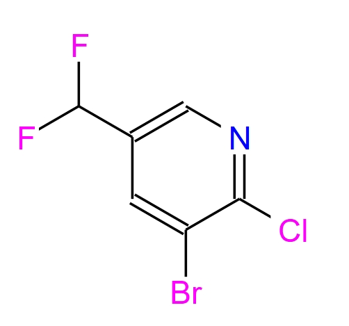 3-溴-2-氯-5-(二氟甲基)吡啶