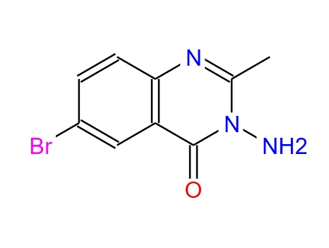 3-氨基-6-溴-2-甲基喹唑啉-4(3H)-酮