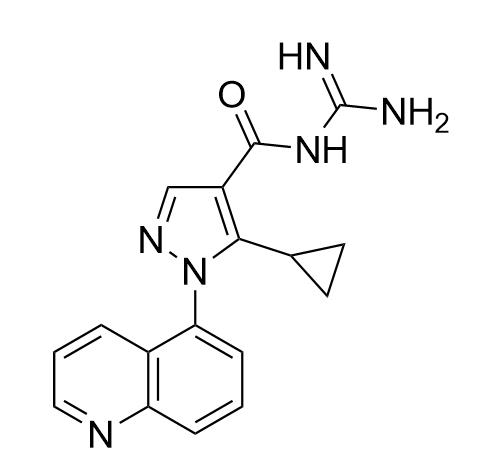 [1-(喹啉-5-基)-5-环丙基-1H-吡唑-4-甲酰基]胍