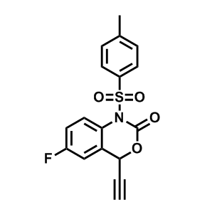 4-乙炔基-6-氟-1-甲苯磺酰基-1,4-二氢2H-苯并[d][1,3]噁嗪-2-酮