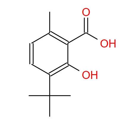 3-(叔丁基)-2-羟基-6-甲基苯甲酸