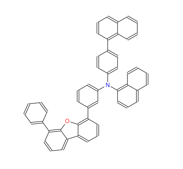 N-(4-(1-萘基)苯基-N-(3-(6-苯基氧芴-4-基)苯基)萘-1-胺