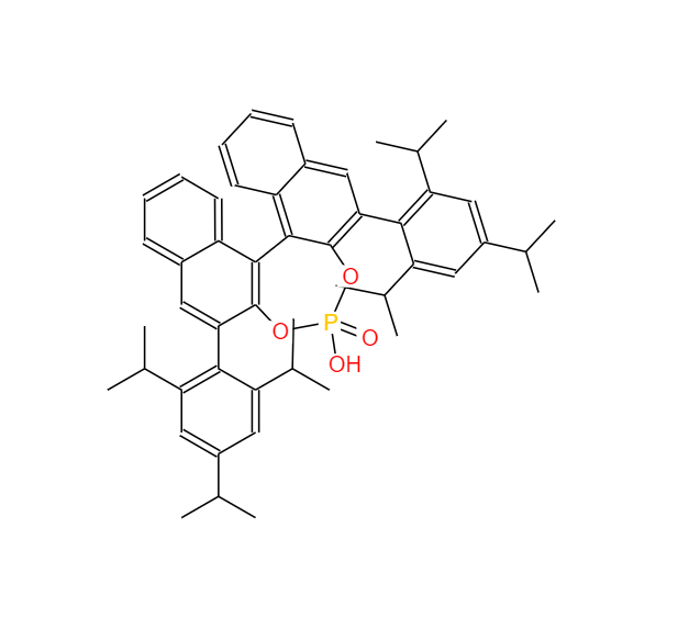 (S)-3,3′-双(2,4,6-三异丙基苯基)-1,1′-二-2-萘酚环一磷酸酯