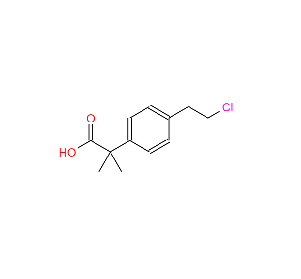 2-(4-(2-氯乙基)苯基)-2-甲基丙酸