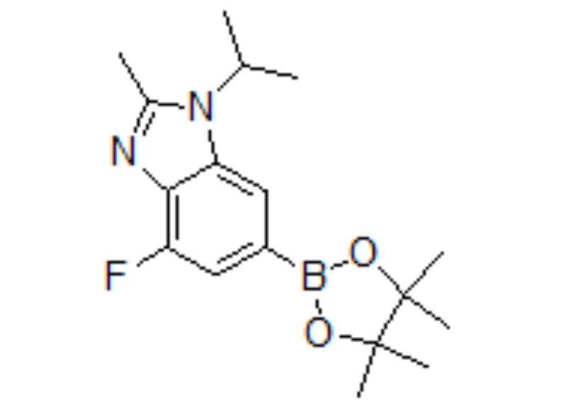 阿贝西利1H-BenziMidazole, 4-fluoro-2-Methyl-1-(1-Methylethyl)-6-(4,4,5,5-tetraMethyl-1,3,2-dioxaborolan-2-yl)