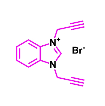 1,3-二（丙-2-炔-1-基）-1H-苯并[d]咪唑-3-溴化铵 ；1354573-13-9