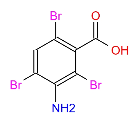 3-氨基-2,4,6-三溴苯甲酸