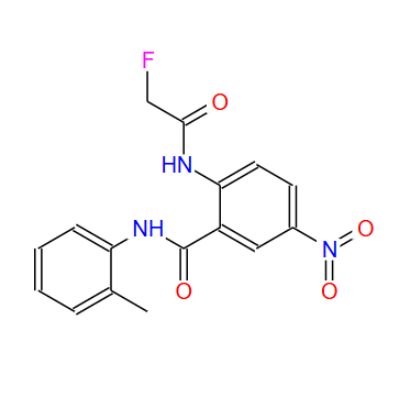 2-[(2-氟乙酰基)氨基]-N-(2-甲基苯基)-5-硝基-苯甲酰胺；56287-72-0