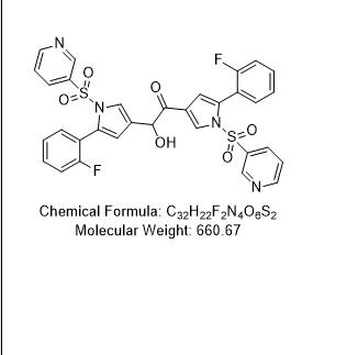 1,2-双（5-（2-氟苯基）-1-（吡啶-3-基磺酰基）-1H-吡咯-3-基）-2-羟基炔3