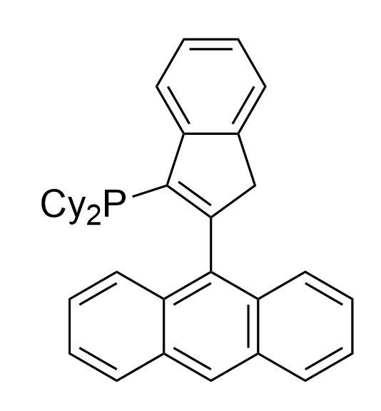 2-蒽基-3-茚基二环己基膦