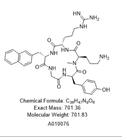 Cyclo(DTyr-NMe-DOrn-Arg-2Nal-Gly)