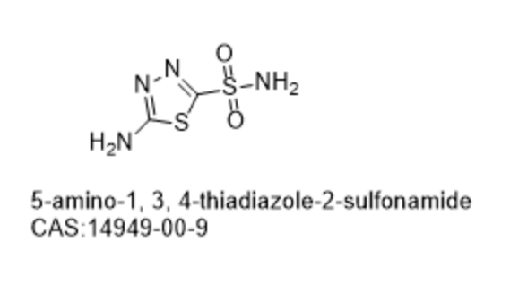 5-amino-1, 3, 4-thiadiazole-2-sulfonamide