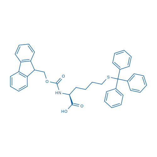 BD01815303/(S)-2-((((9H-Fluoren-9-yl)methoxy)carbonyl)amino)-6-(tritylthio)hexanoic acid