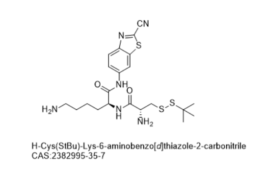 "H-Cys(StBu)-Lys-6-aminobenzo[d]thiazole-2-carbonitrile "