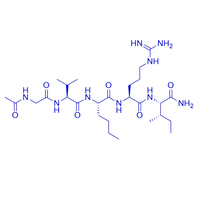 抑制剂多肽Ac-Gly-Val-Nle-Arg-Ile-NH2/PTD2
