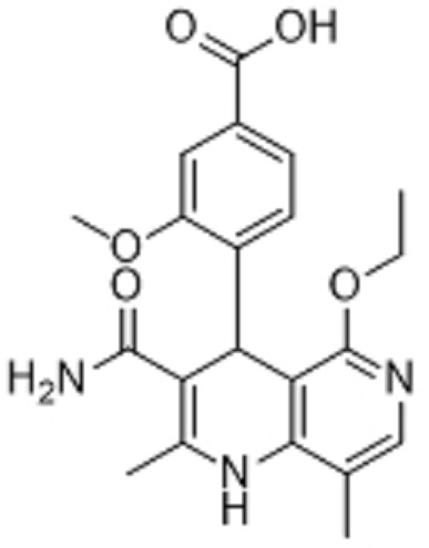 非奈利酮杂质3;4-(3-氨基甲酰基-5-乙氧基-2,8-二甲基-1,4-二氢-1,6-萘啶-4-基)-3-甲氧基苯甲酸