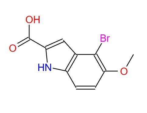 4-溴-5-甲氧基吲哚-2-羧酸