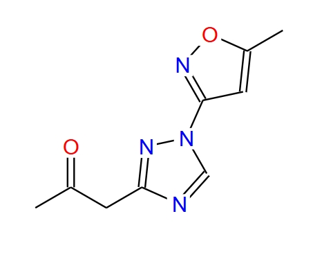 1-(1-(5-甲基异噁唑-3-基)-1H-1,2,4-三唑-3-基)丙烷-2-酮