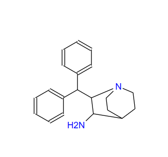 129912-96-5；1-Azabicyclo[2.2.2]octan-3-amine, 2-(diphenylmethyl)-