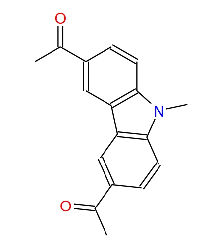 9-甲基-3,6-二乙酰基咔唑