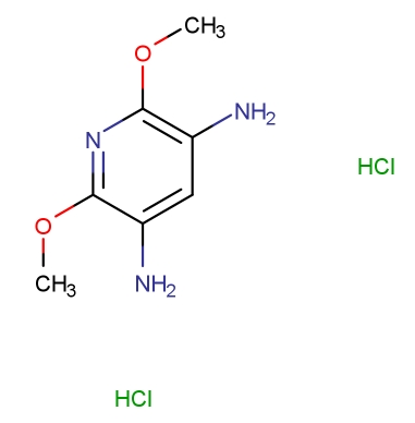 2,6-二甲氧基-3,5-吡啶二胺；56216-28-5；3,5-Pyridinediamine, 2,6-dimethoxy-, dihydrochloride