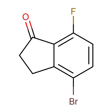 4-溴-7-氟茚酮；1003048-72-3；4-Bromo-7-fluoro-1-indanone