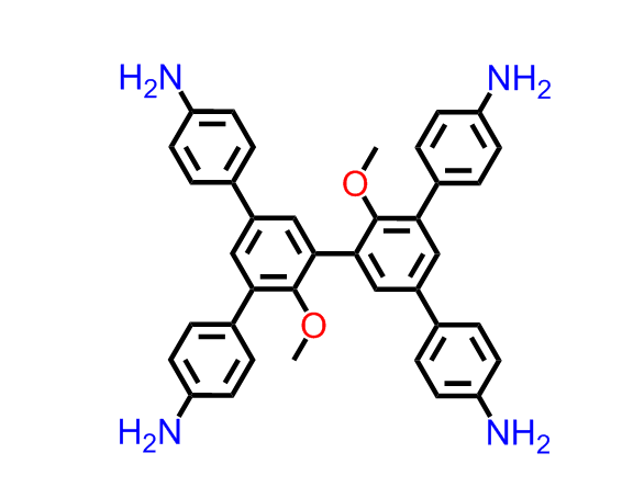 5',5''-bis(4-aminophenyl)-2',2''-dimethoxy-[1,1':3',1'':3'',1'''-quaterphenyl]-4,4'''-diamine