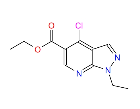 4-氯-1-乙基-1H-吡唑并[3,4-B]吡啶-5-羧酸乙酯