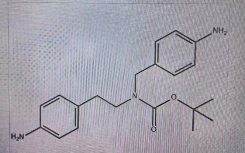 N-叔丁氧基羰基-N-(2-(4-氨基苯基)乙基)-N-(4-氨基苄基）胺