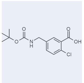 5-(((tert-Butoxycarbonyl)amino)methyl)-2-chlorobenzoic acid