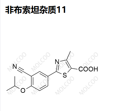 非布索坦杂质11   Febuxostat iMpurity 11 “Molcoo”品牌独立自主研发 杂质 现货 定