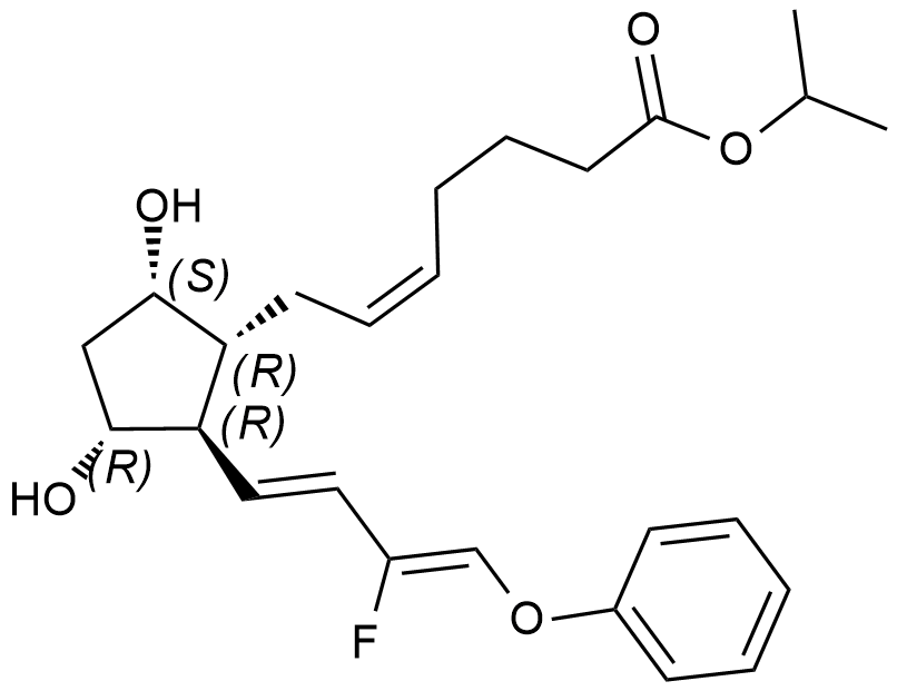 他氟前列腺素单氟杂质14;(Z)-7-[(1R,2R,3R,5S)-2-[(1E，3Z)-3-氟-4-苯氧基-1-丁二烯基]-3,5-二羟基环戊基]-5-庚烯酸异丙酯