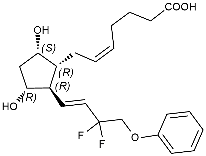 他氟前列腺素羧酸杂质；(Z)-7-[(1R,2R,3R,5S)-2-[(1E)-3,3-二氟-4-苯氧基-1-丁烯基]-3,5-二羟基环戊基]-5-庚烯酸