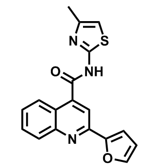 2-(呋喃-2-基)-N-(4-甲基噻唑-2-基)喹啉-4-甲酰胺