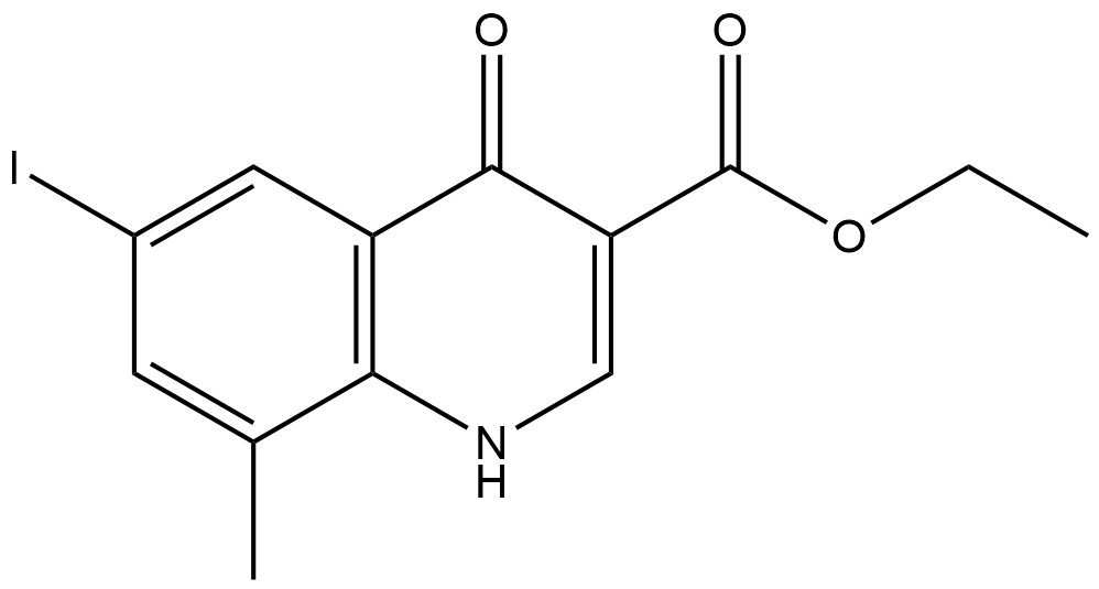 6-碘-8-甲基-4-氧代-1,4-二氢喹啉-3-羧酸乙酯