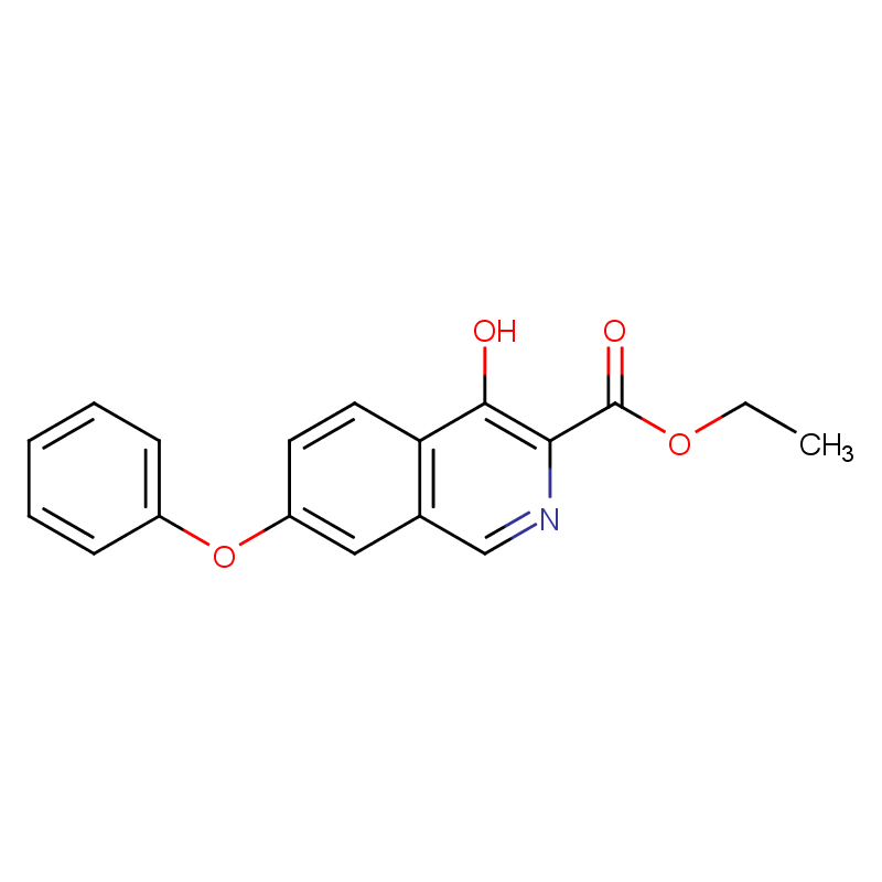 4-羟基-1-甲基-7-苯氧基异喹啉-3-羧酸乙酯