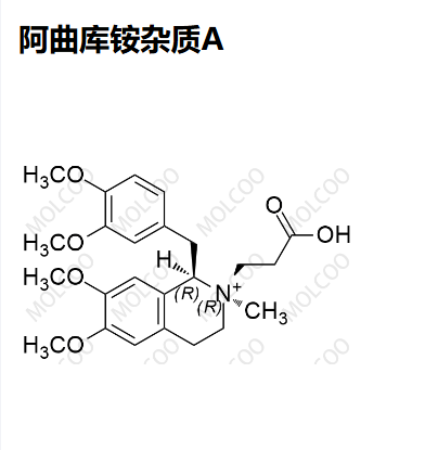 阿曲库铵杂质 A   Atracurium Impurity A   “Molcoo”品牌独立自主研发 杂质 现货 定制