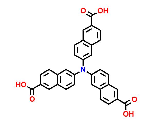  三(6-羧基萘-2-基)胺
