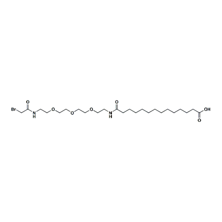 溴乙酰胺-PEG3-酰胺-C12-羧酸