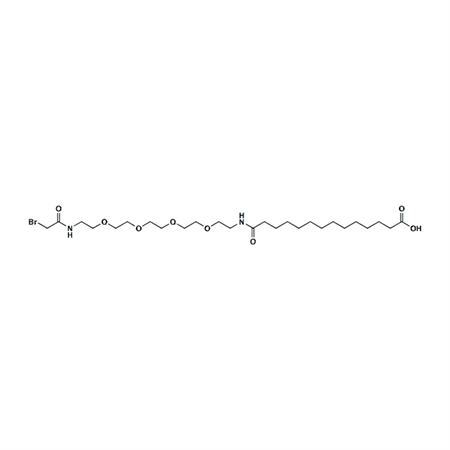 溴乙酰胺-PEG4-酰胺-C12-羧酸