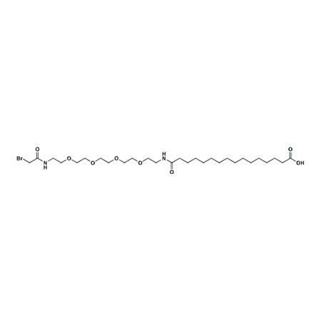 溴乙酰胺-PEG4-酰胺-C14-羧酸