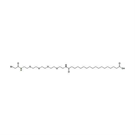 溴乙酰胺-PEG4-酰胺-C16-羧酸