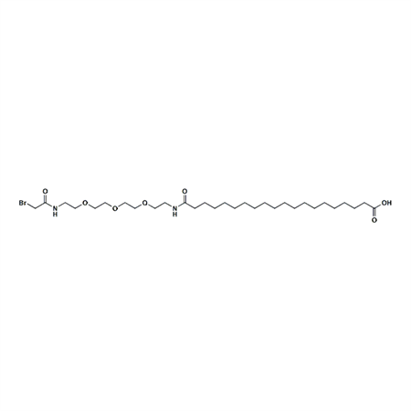 溴乙酰胺-PEG3-酰胺-C18-羧酸