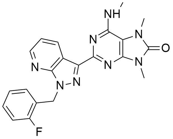 利奥西呱杂质F；2-[1-（2-氟苄基）-1H-吡唑并[3,4-b]吡啶-3-基]-6-甲氨基-7,9-二甲基-7H-嘌呤-8（9H）-酮