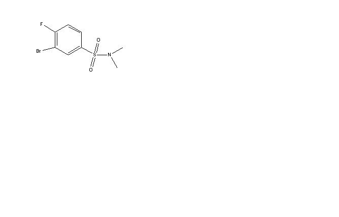 3-溴-4-氟-N,N-二甲基苯磺酰胺