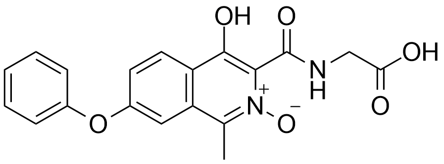 罗沙司他N-氧化杂质；[(1-甲基-4-羟基-7-苯氧基异喹啉-3-羰基)氨基]乙酸-2-氮氧化物