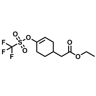 2-(4-(三氟甲基磺酰氧基)环己-3-烯基)乙酸乙酯