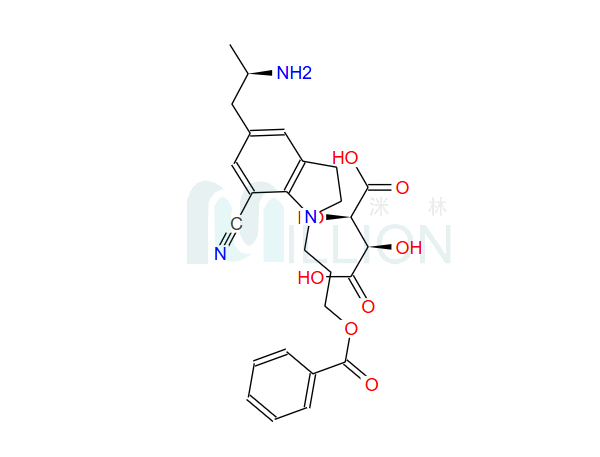 5-[(2R)-2-氨基丙基]-2,3-二氢-1-[3-(苯甲酰氧基)丙基]-1H-吲哚-7-腈酒石酸盐
