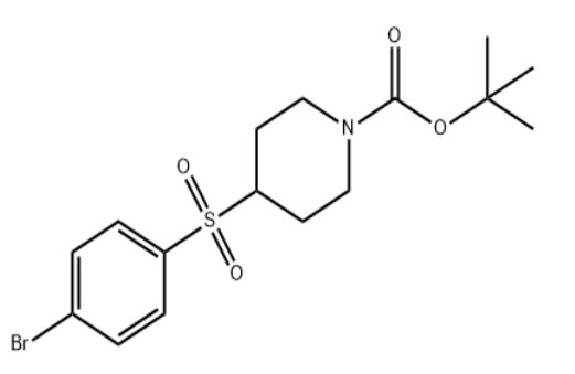4-(4-溴苯磺酰基)哌啶-1-甲酸叔丁酯
