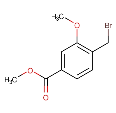 3-甲氧基-4-溴甲基苯甲酸甲酯；70264-94-7；Methyl 3-methoxy-4-bromomethylbenzoate
